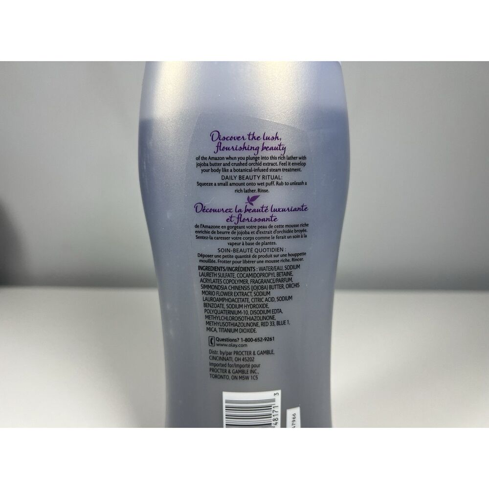Olay Luscious Embrace Moisturizing Body Wash Jojoba Butter Crushed Orchid 23.6oz - Picture 5 of 5